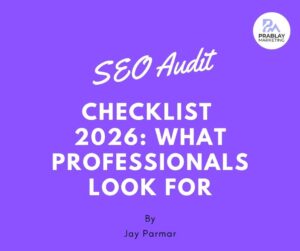 SEO audit checklist 2026