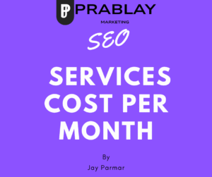 SEO Services Cost Per Month