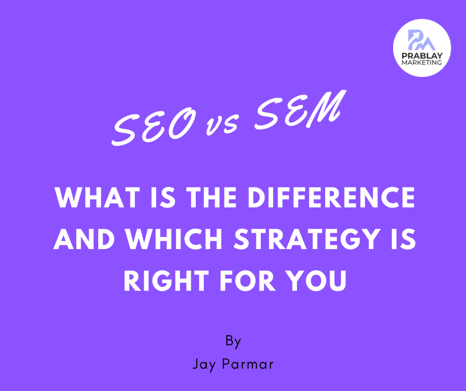 SEO vs SEM: What Is the Difference