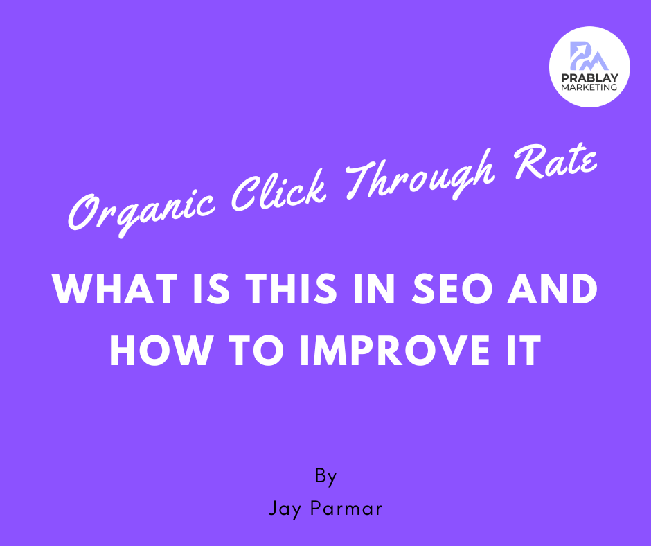 What Is Organic Click Through Rate